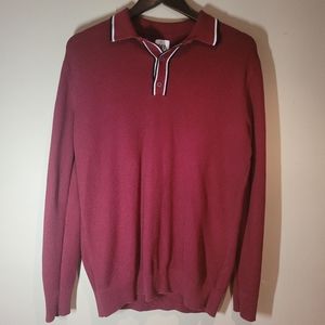 ZARA long sleeve polo M
